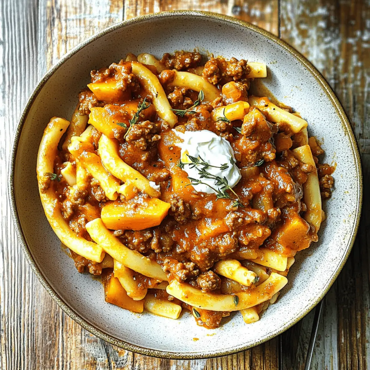 Savory Pumpkin Beef Bolognese: A Cozy Dinner Delight
