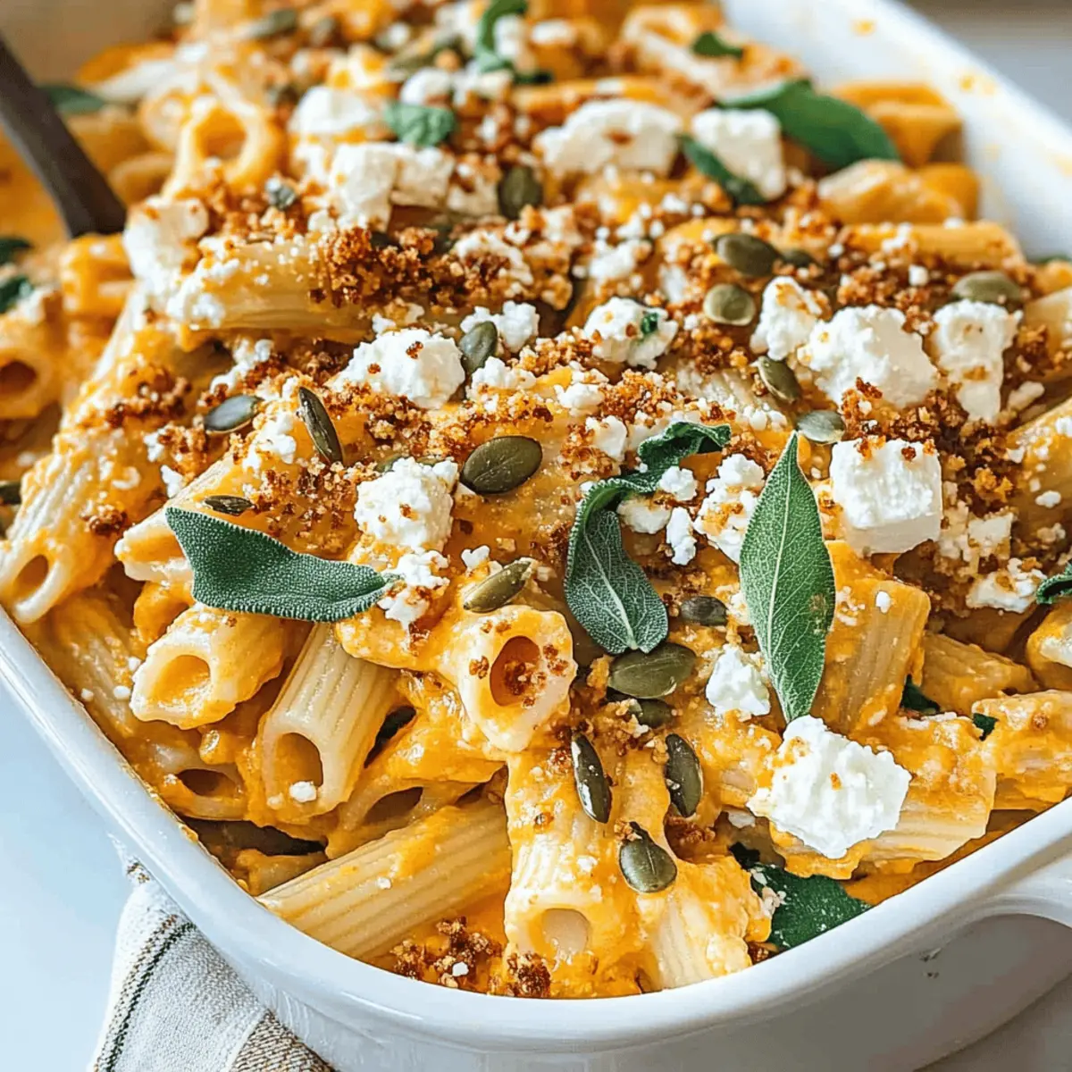 Creamy Pumpkin Feta Pasta Perfect for Cozy Fall Evenings