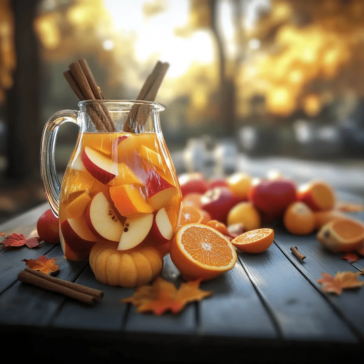 Pumpkin Spice Fireball Sangria for Cozy Fall Gatherings