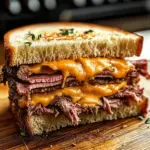 Roast Beef & Cheddar Melt Sandwich