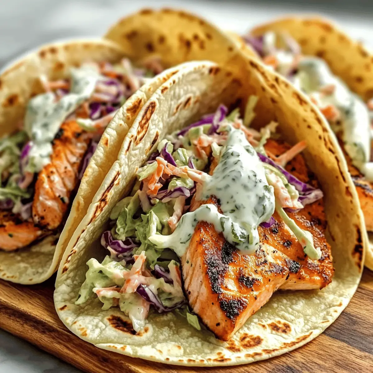 Savory Salmon Tacos with Crunchy Slaw for Quick Dinners