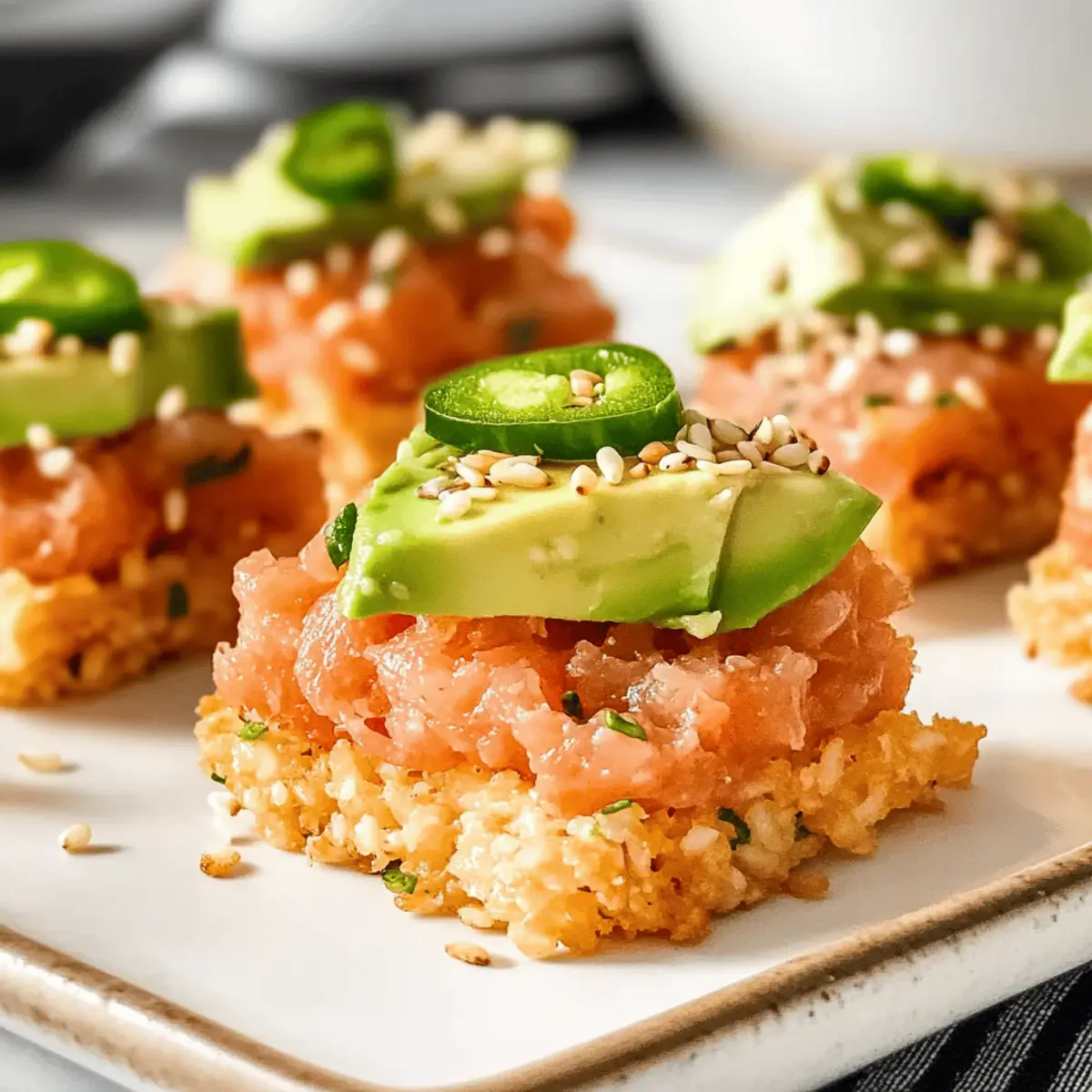 Crispy Tuna Rice Bites: Your New Favorite Gourmet Snack