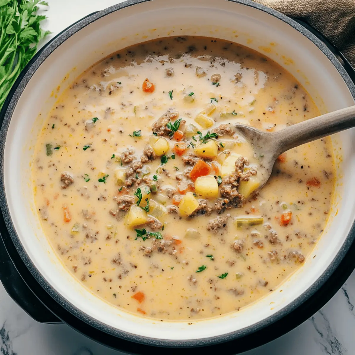 Creamy Sausage Potato Soup for Heartwarming Comfort