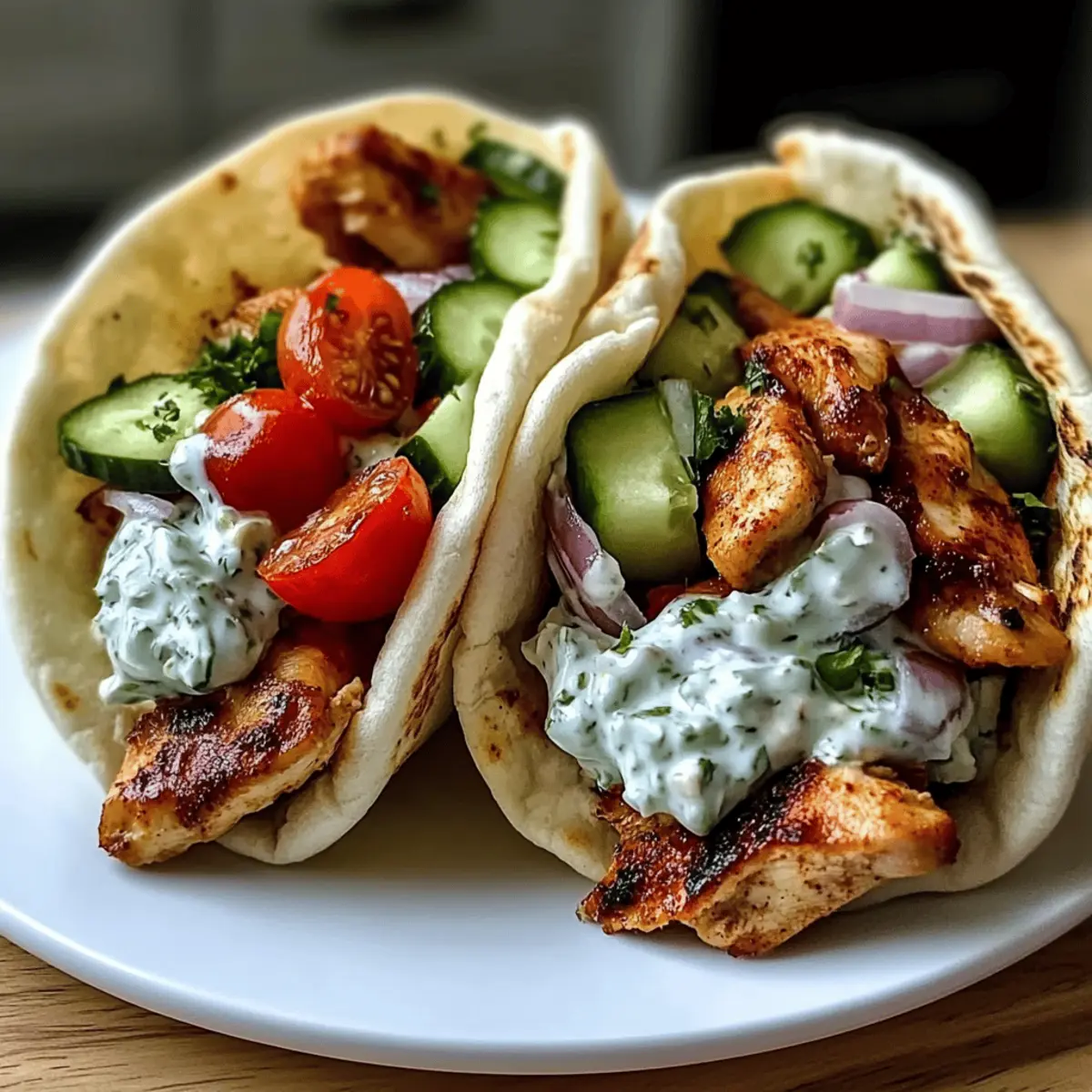 Savory Chicken Gyros with Creamy Feta Tzatziki You’ll Love