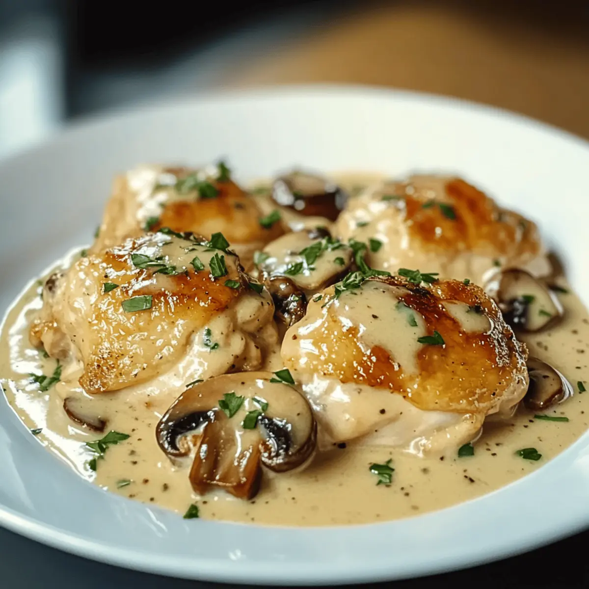 Creamy Garlic Mushroom Chicken: A Cozy Dinner Delight