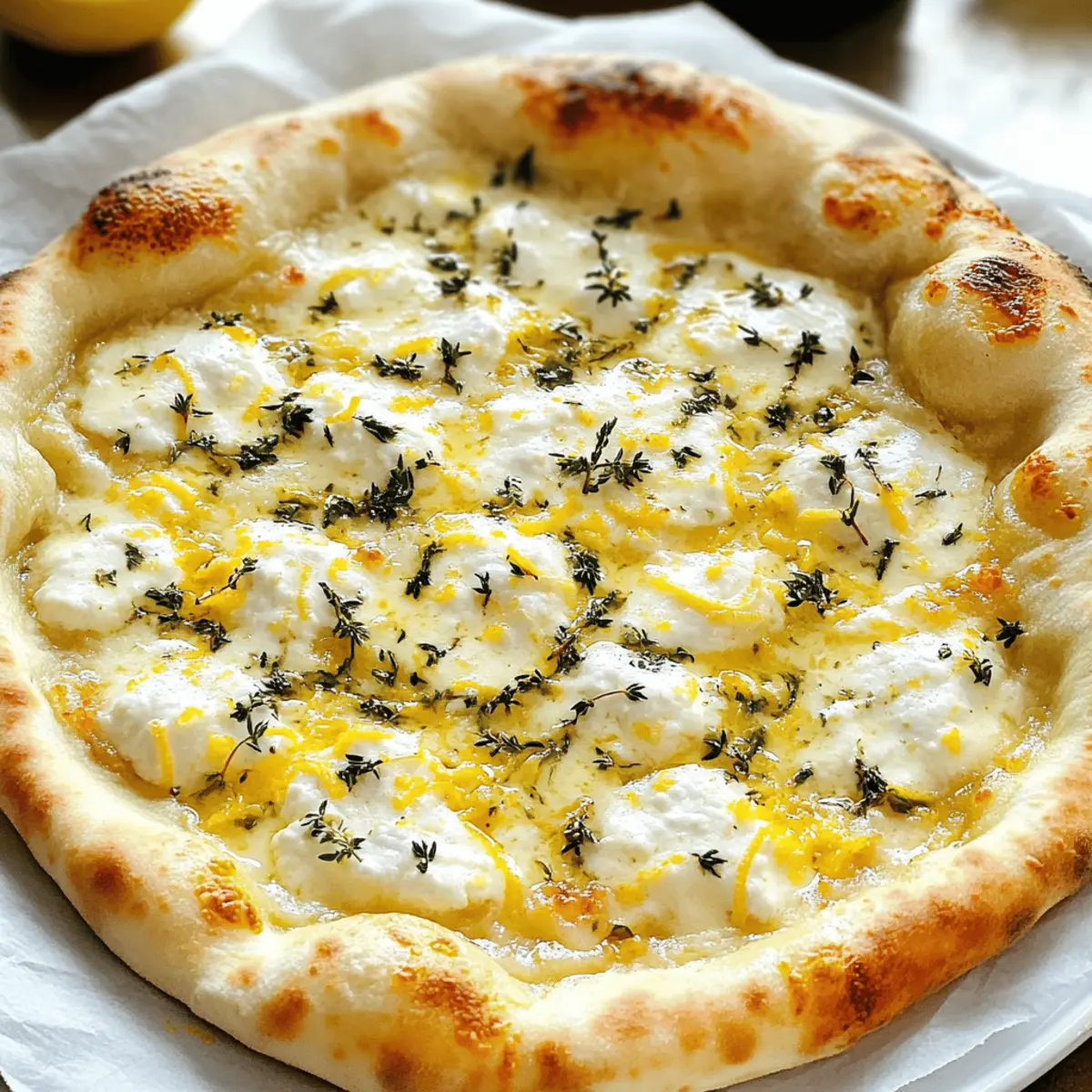 Zesty Lemon Pizza: A Fresh Take That Brightens Dinner!