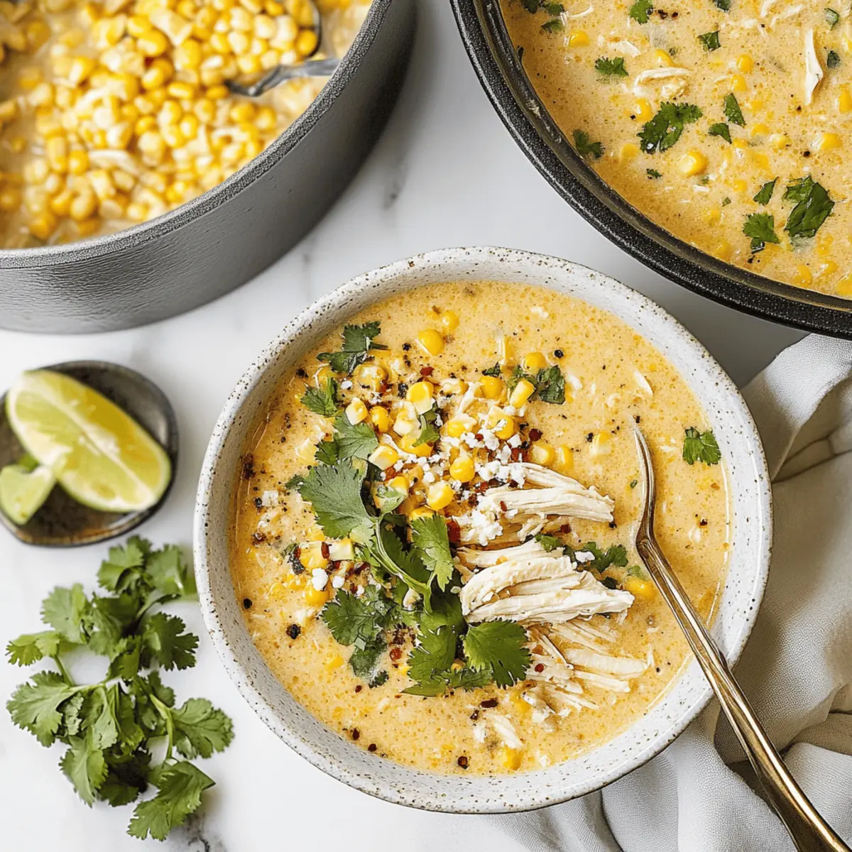 Creamy Mexican Street Corn Soup for Ultimate Comfort