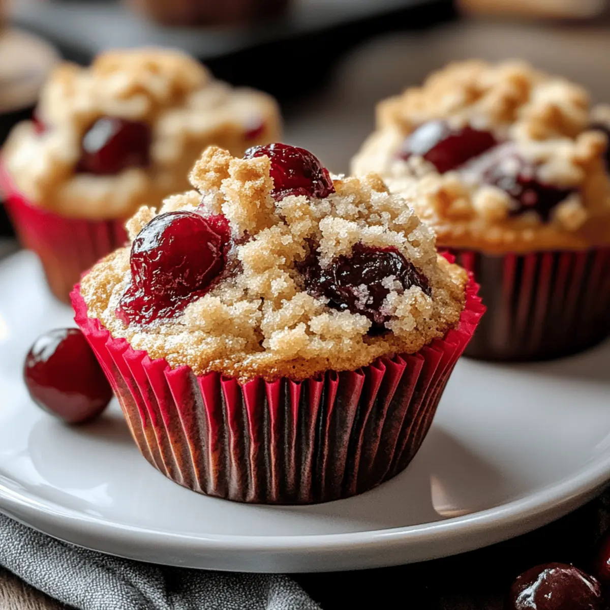 Delicious Cherry Cobbler Muffins That Feel Like Home
