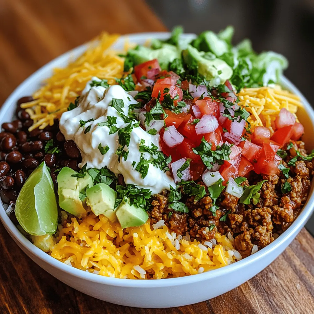 Delicious Taco Rice Bowl: Your Customizable Comfort Meal