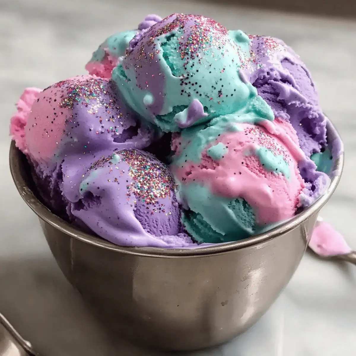 Mermaid Ice Cream: No-Churn Magic for Sweet Summer Days