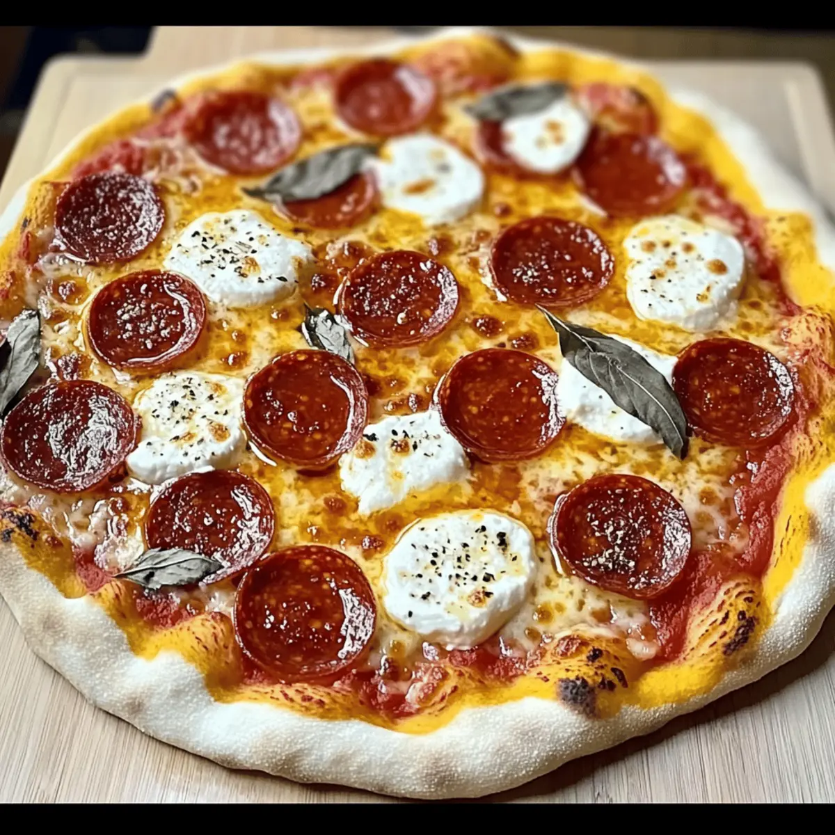 Pepperoni Ricotta Pizza: A Sweet and Spicy Flavor Adventure
