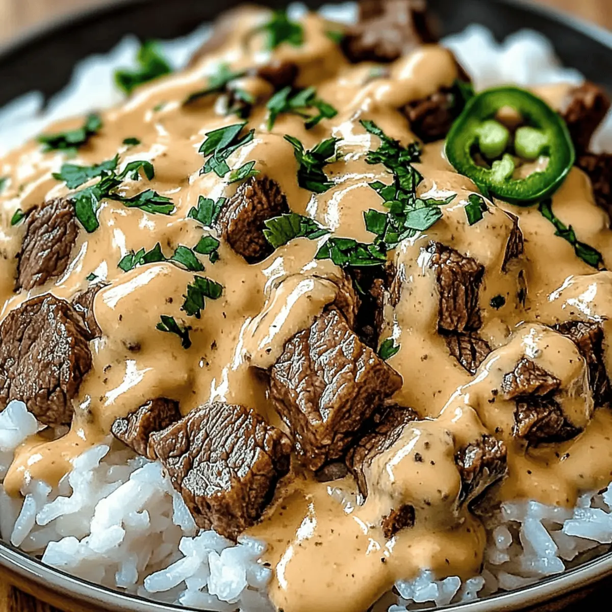 Steak Queso Rice: Creamy Comfort for Quick Dinners