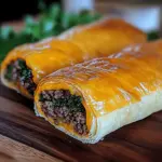 Garlic Butter Cheeseburger Rollups