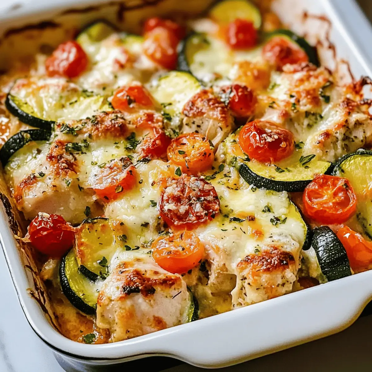 Savory Chicken Zucchini Bake for a Healthy Family Dinner