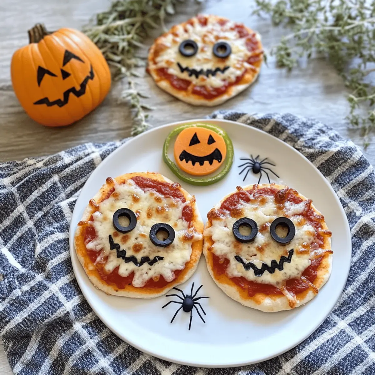 Halloween Mini Pizzas: Fun and Tasty Treats for Kids