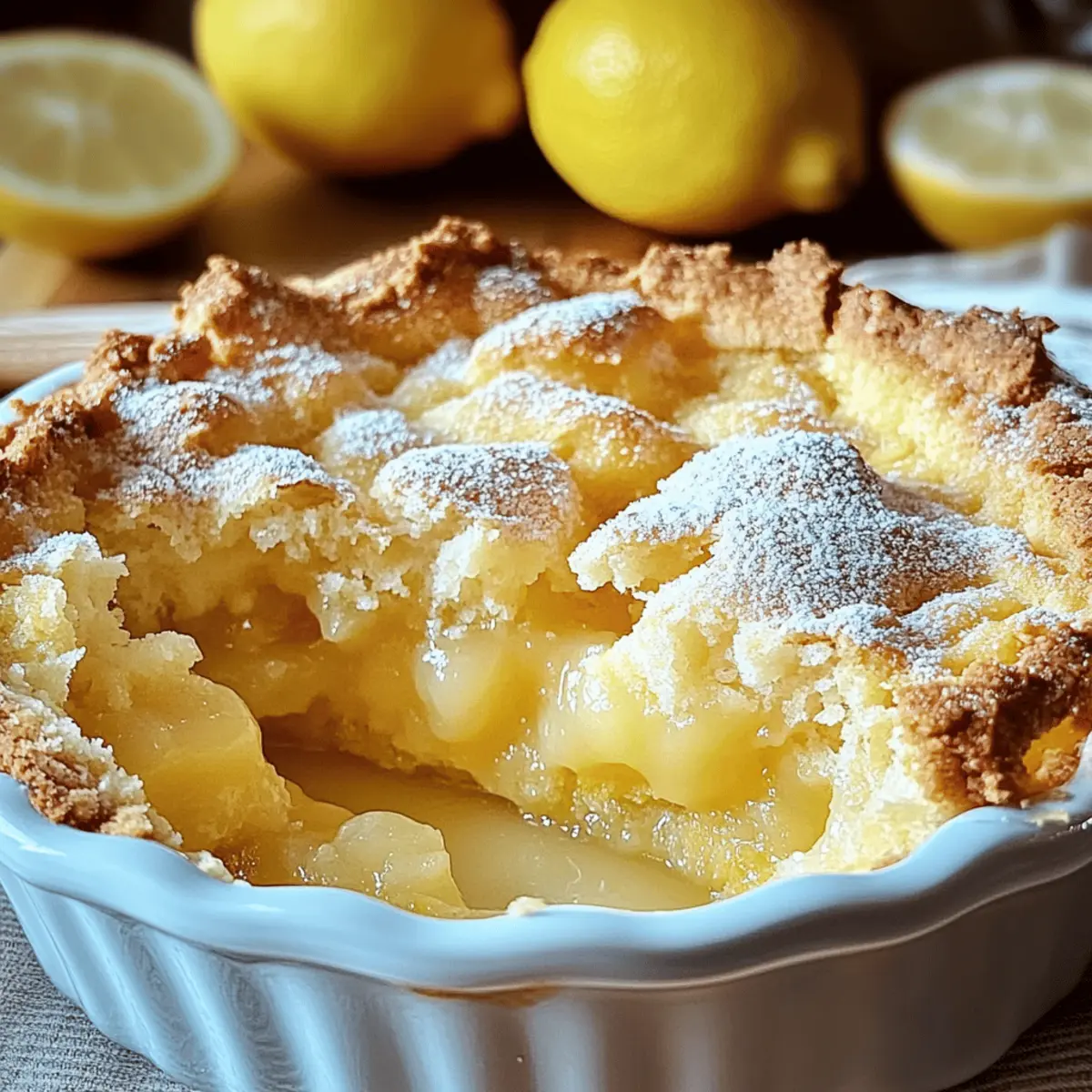 Lemon Cobbler Bliss: A Quick and Easy Sweet Treat