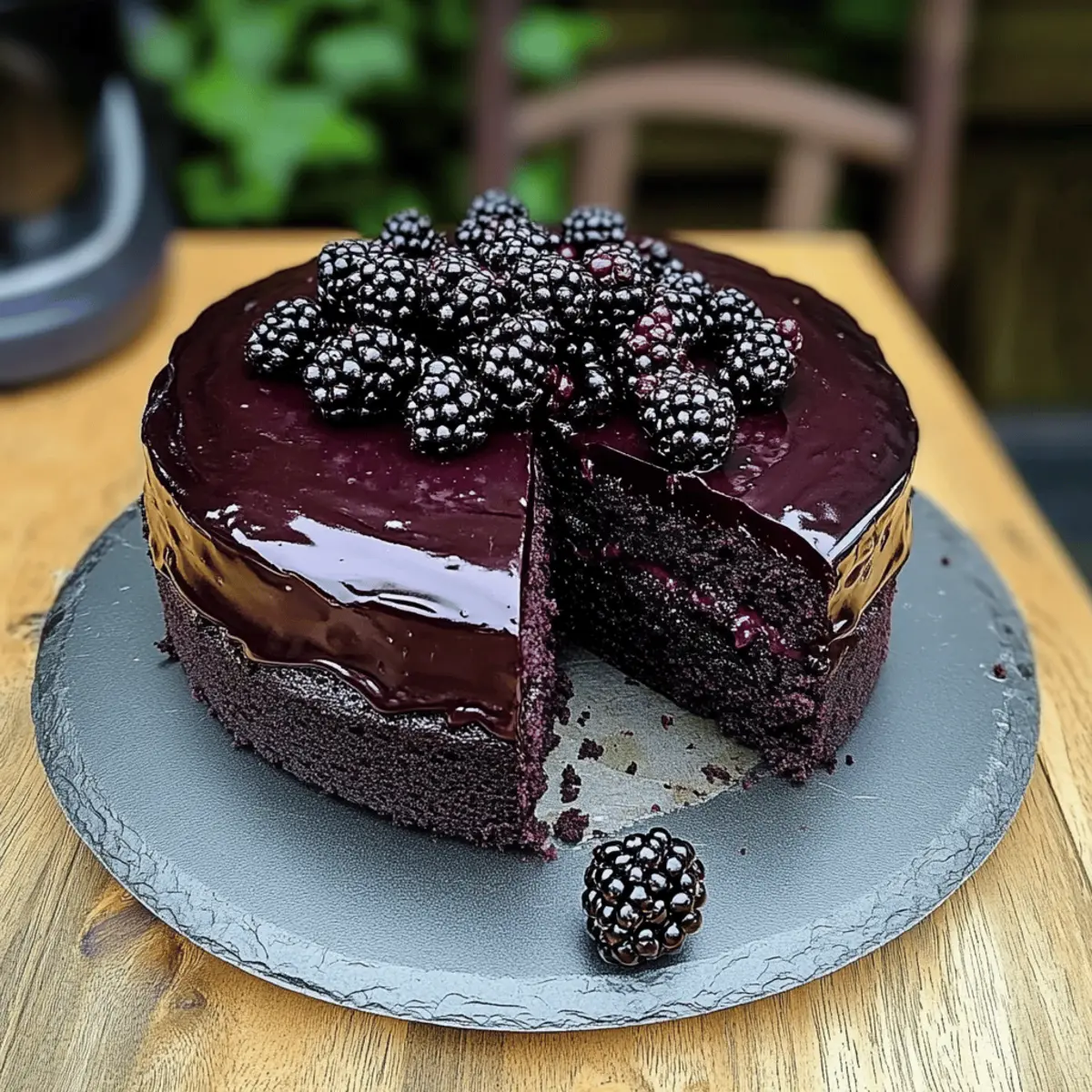 Indulge in Blackberry Velvet Gothic Cake for a Sweet Escape