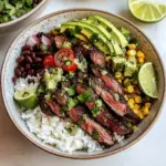 Cilantro Lime Steak Bowls