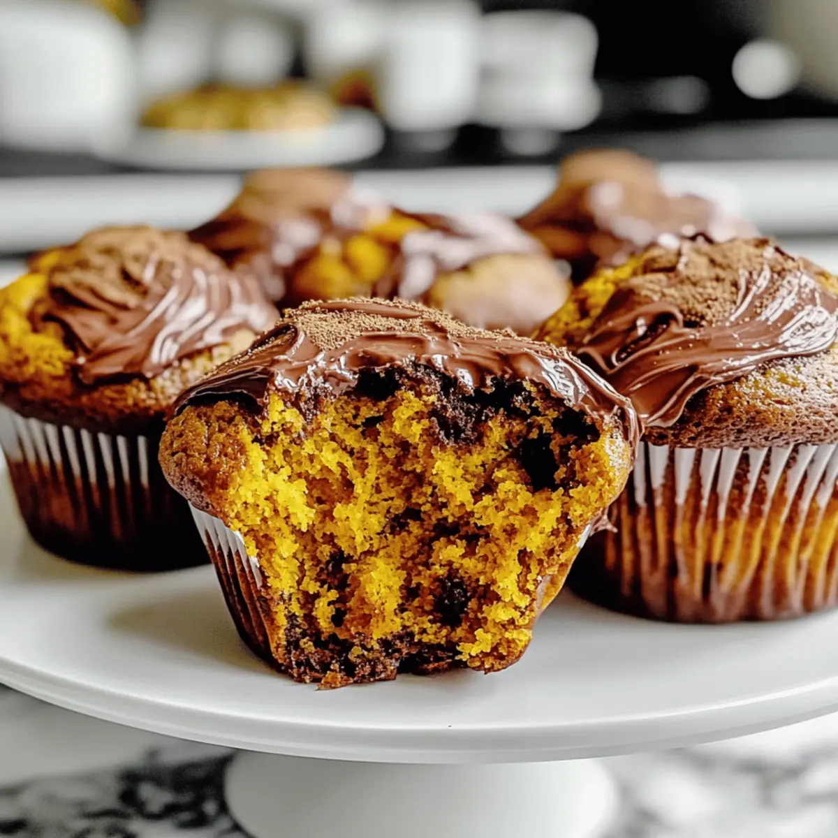 Nutella Swirl Pumpkin Muffins for Cozy Fall Mornings
