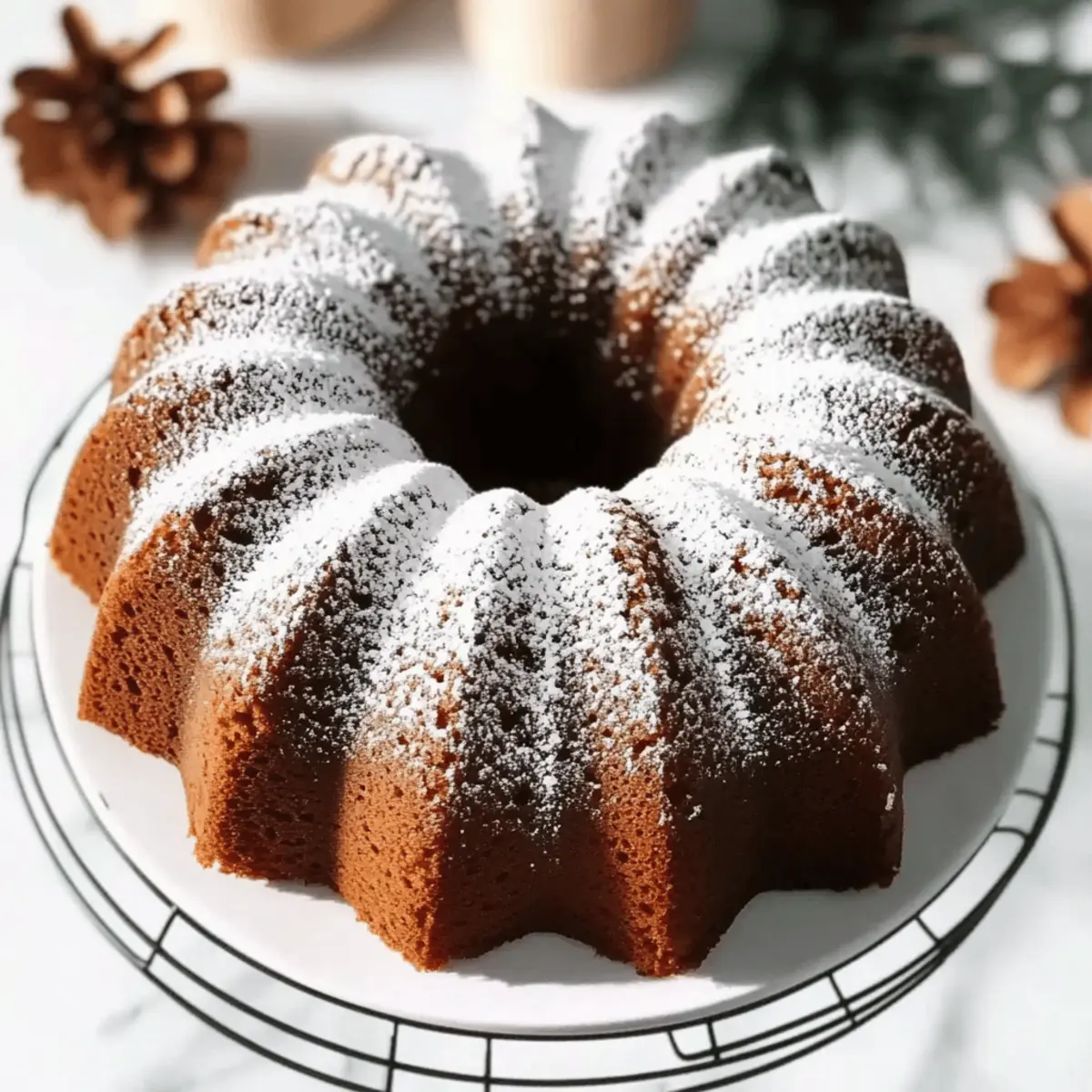 Gingerbread Bundt Cake: Cozy Spice for Holiday Gatherings