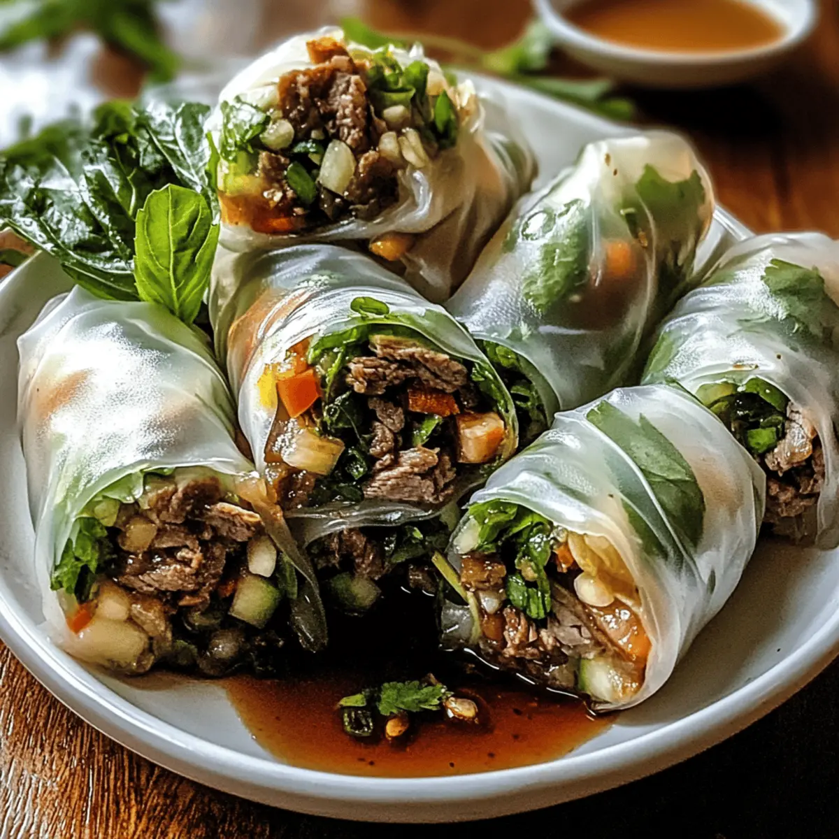 Irresistible Thai Basil Beef Rolls You Can Whip Up Today