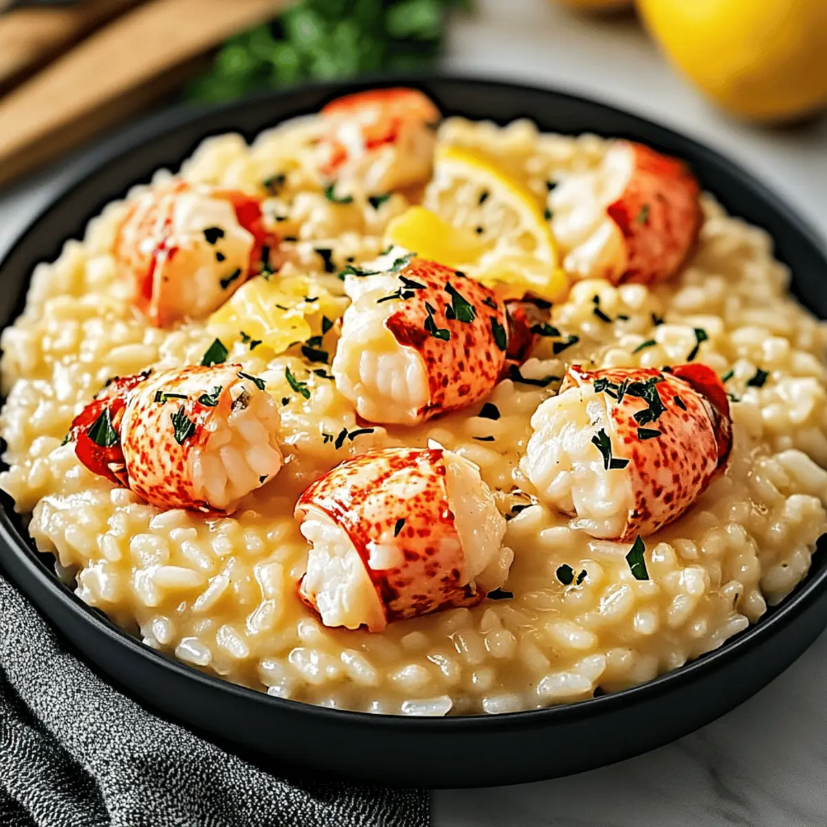 Lemon Butter Lobster Risotto: Indulge in Creamy Luxury