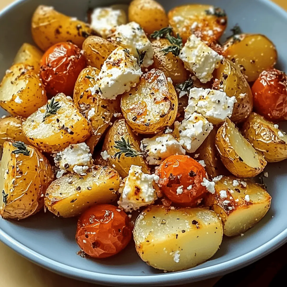 Baked Feta Potatoes: Creamy, Healthy Delight for Meal Prep
