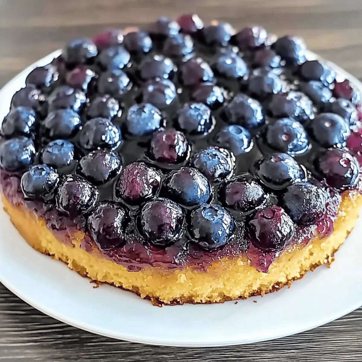 Delicious Blueberry Upside Down Cake for Sweet Moments