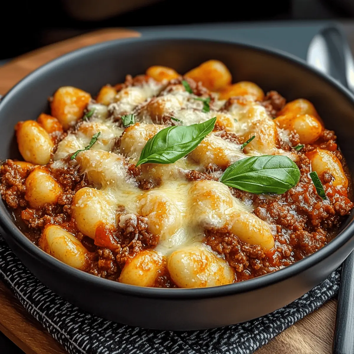 Cheesy Bolognese Gnocchi Bake: Comfort Food Bliss at Home