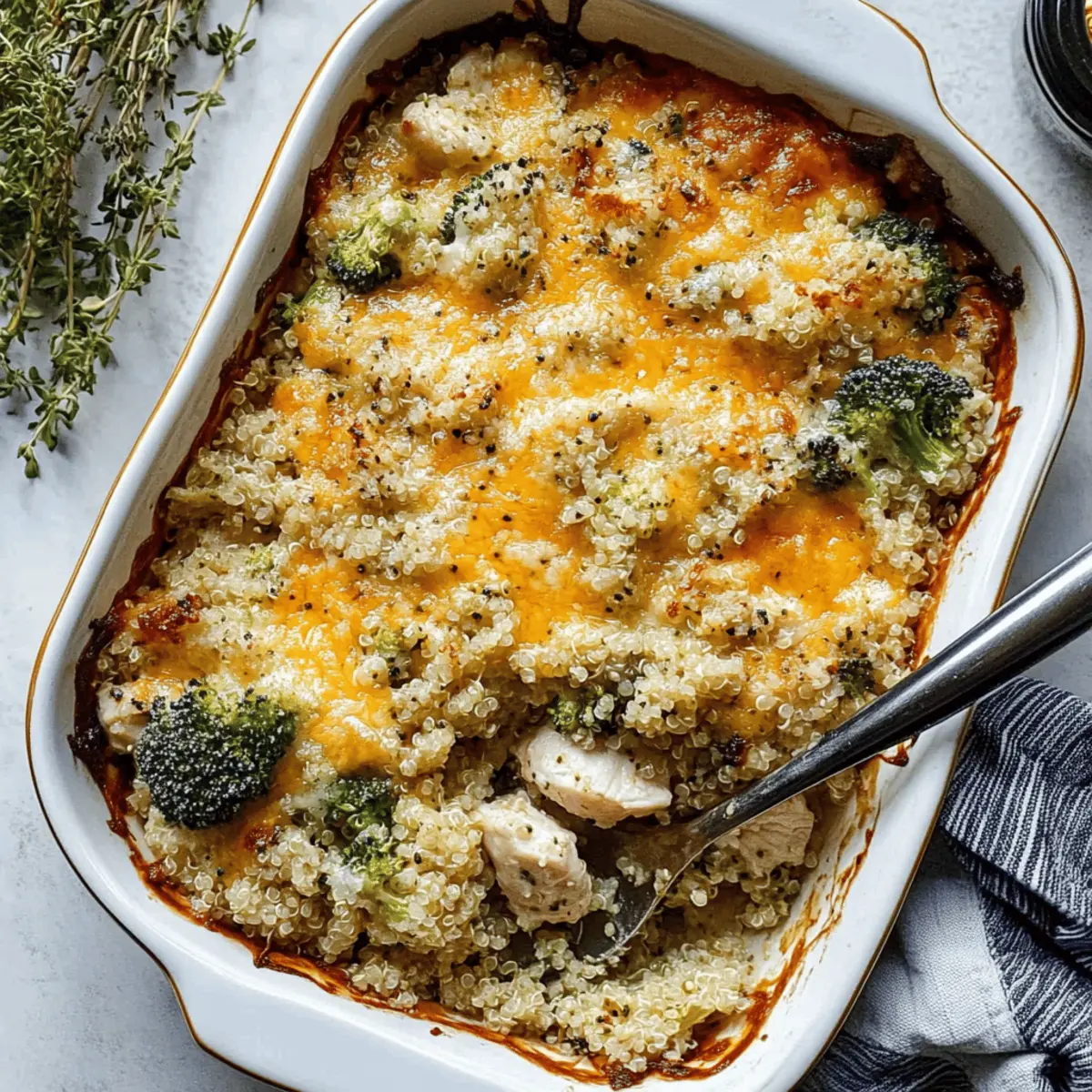 Cheesy Chicken and Broccoli Quinoa Bake That’s Simply Irresistible