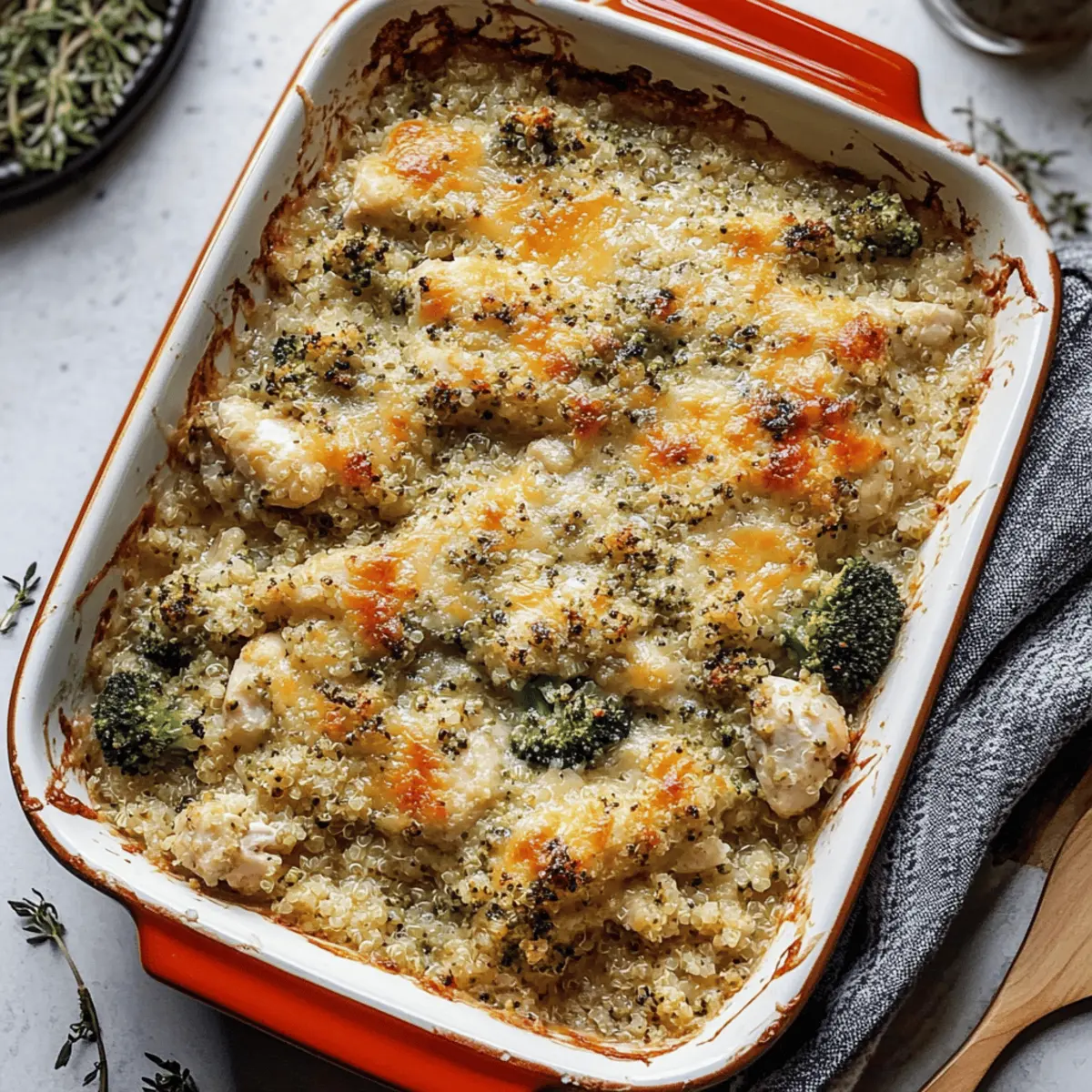 Cheesy Chicken and Broccoli Quinoa Bake for Easy Weeknight Wins