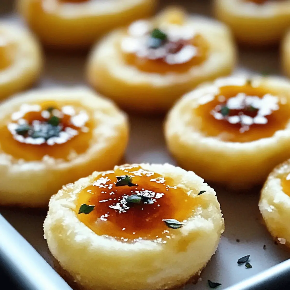 Cheesy Thumbprint Delights with a Spicy Sweet Twist