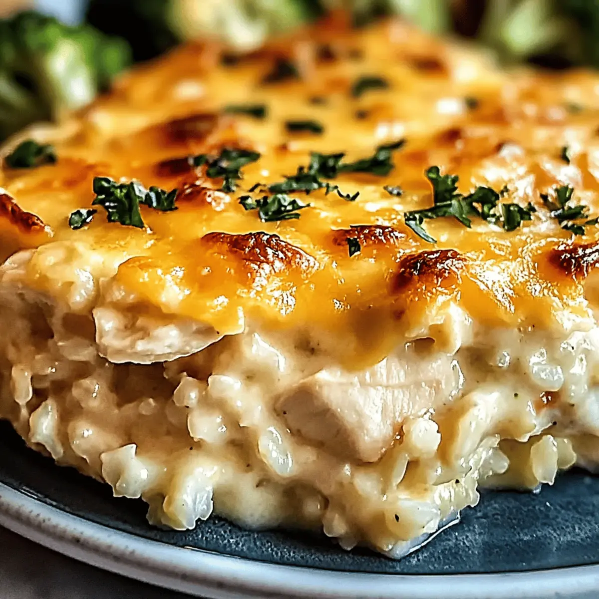 Healthy Chicken Cauliflower Rice Casserole for Cozy Nights