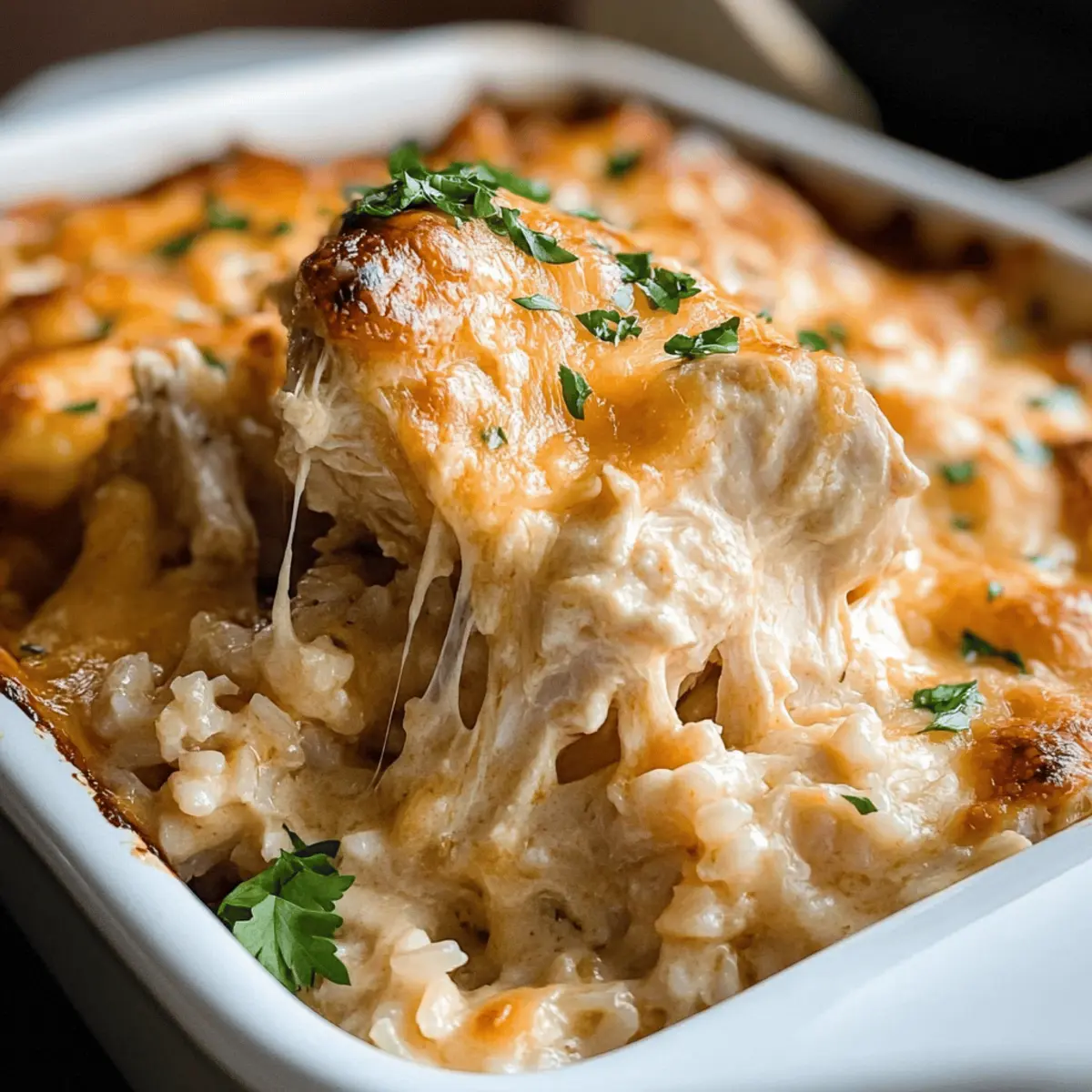 Cheesy Chicken and Rice Queso Casserole for Cozy Nights