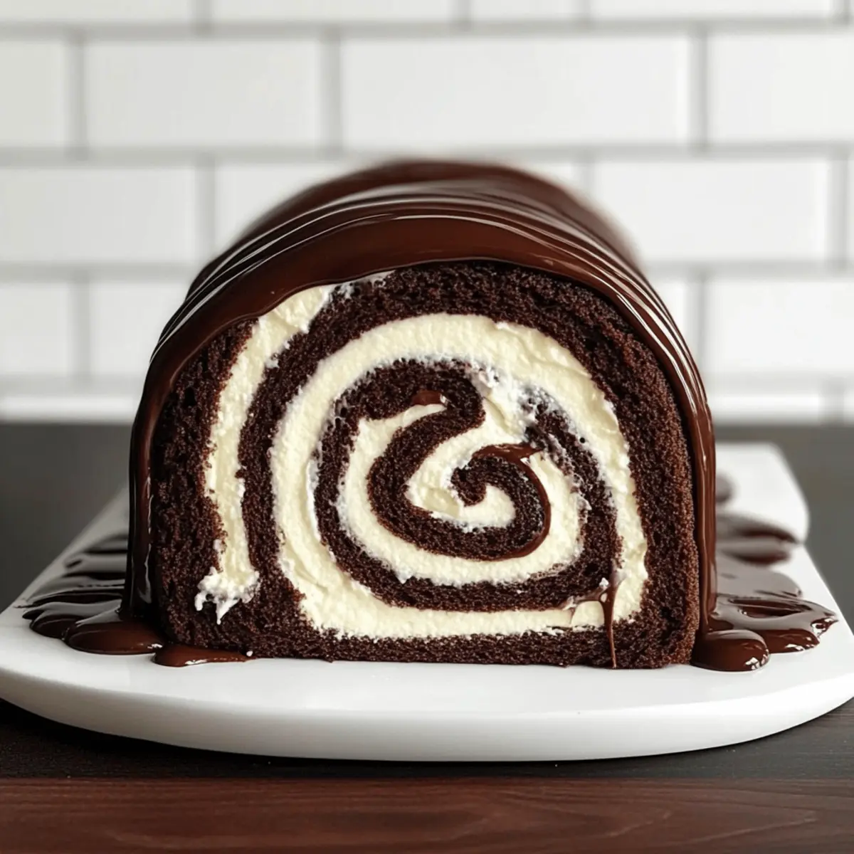 Effortless Chocolate Swiss Roll: A Sweet Showstopper!
