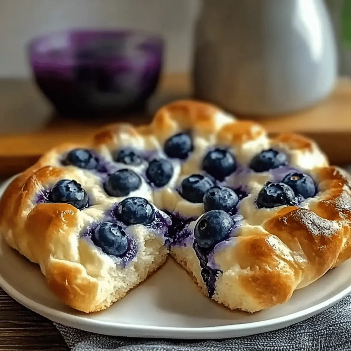 Cottage Cheese Blueberry Cloud Bread That’s Light and Irresistible