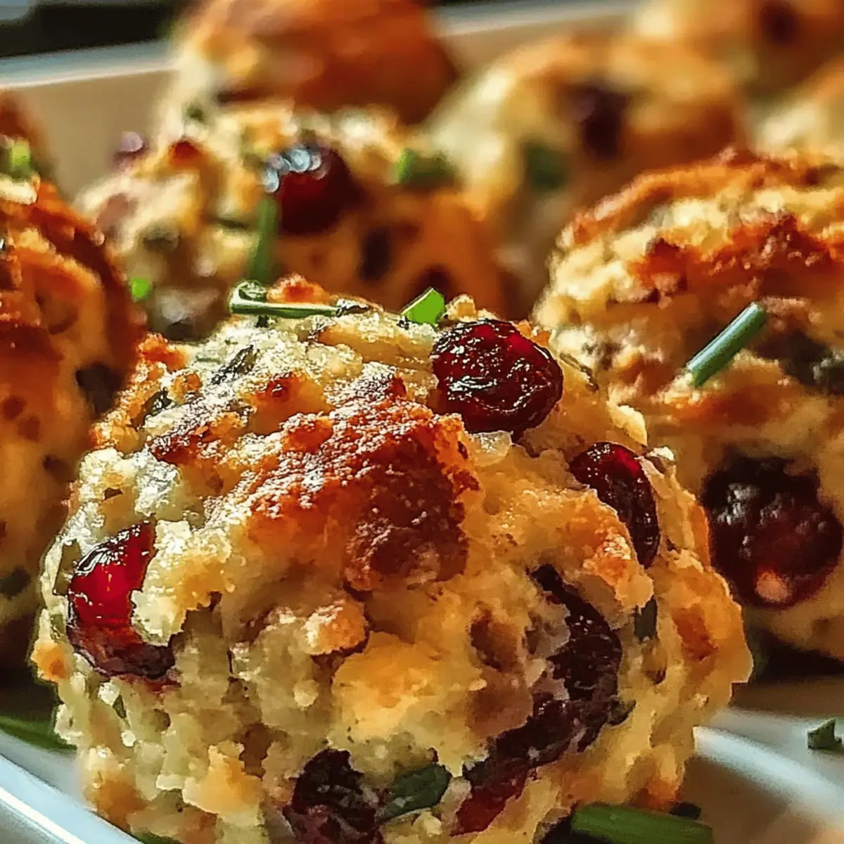 Cranberry Turkey Stuffing Balls That Will Wow Your Guests