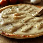 Creamy White Garlic Pizza Sauce