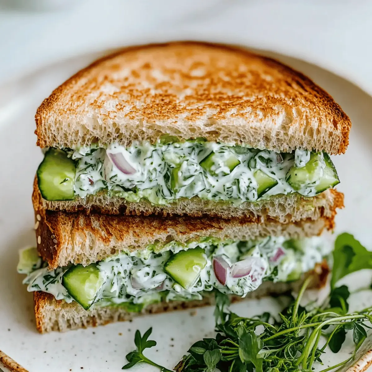 Refreshing Cucumber Salad Sandwiches for a Crisp, Light Lunch