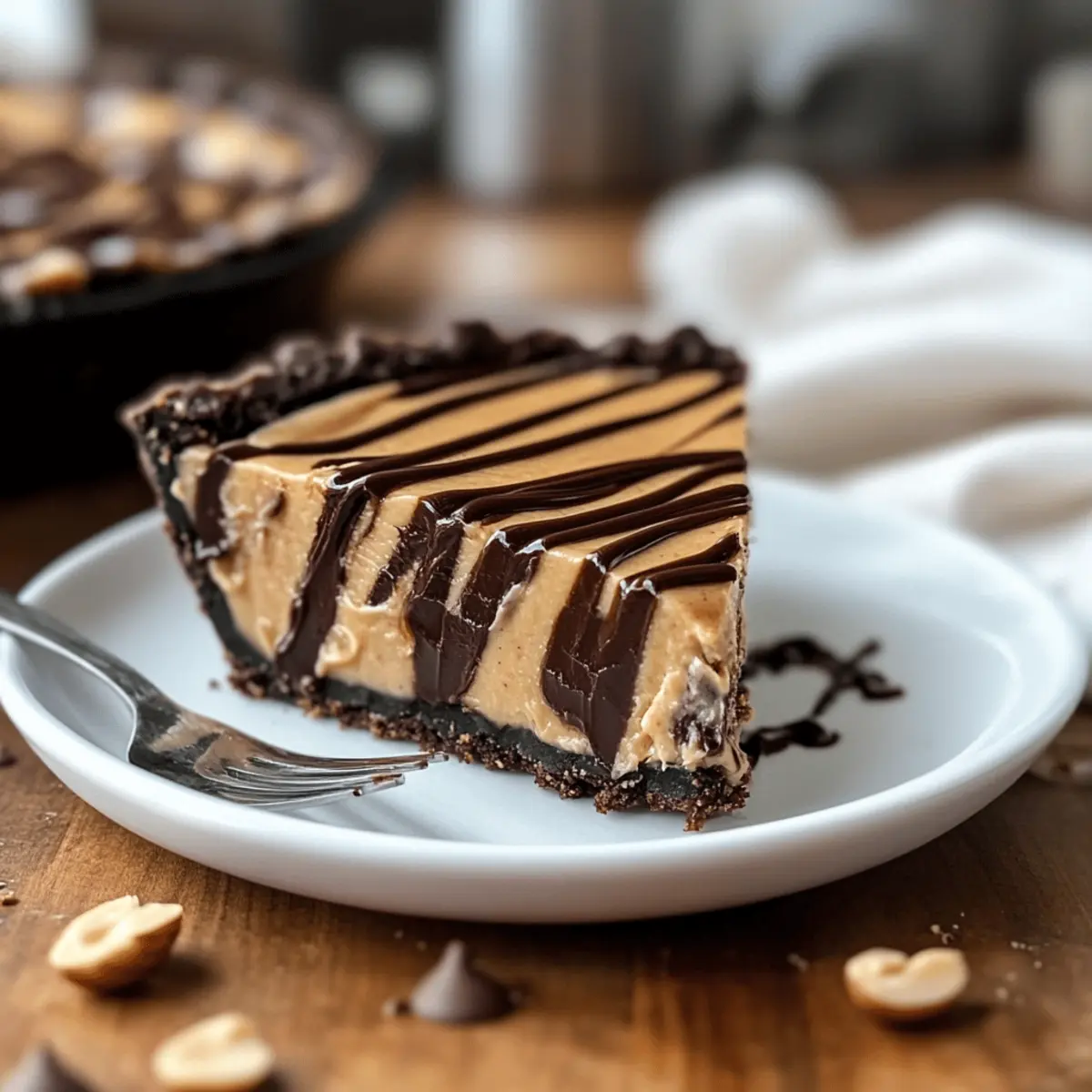 Decadent Chocolate Peanut Butter Swirl Pie for Sweet Satisfaction