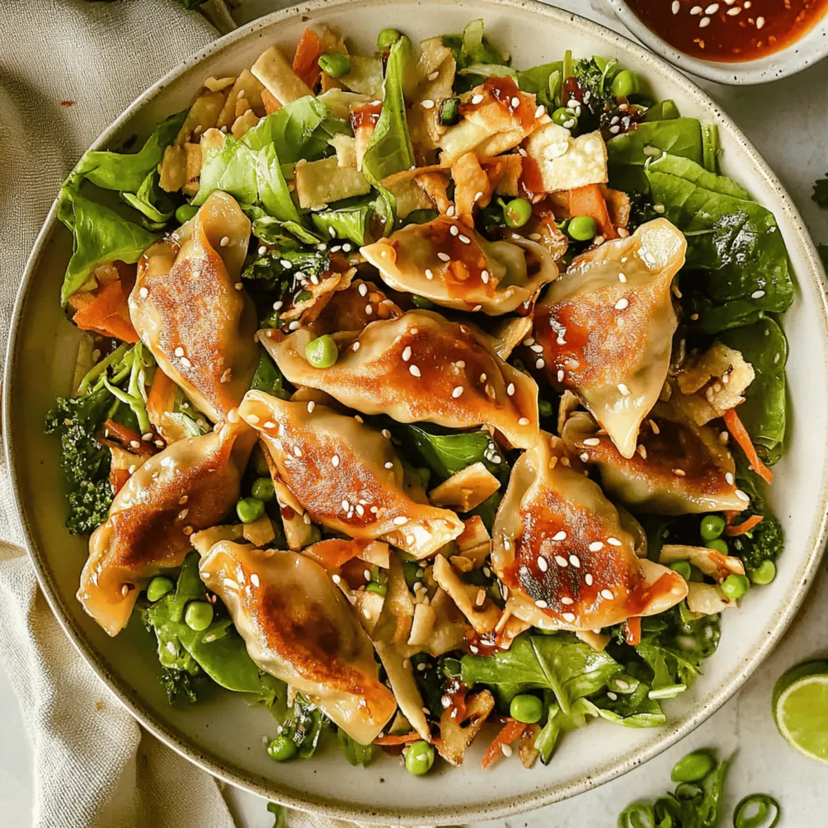 Crispy Dumpling Salad: A Fresh Twist on Comfort Food