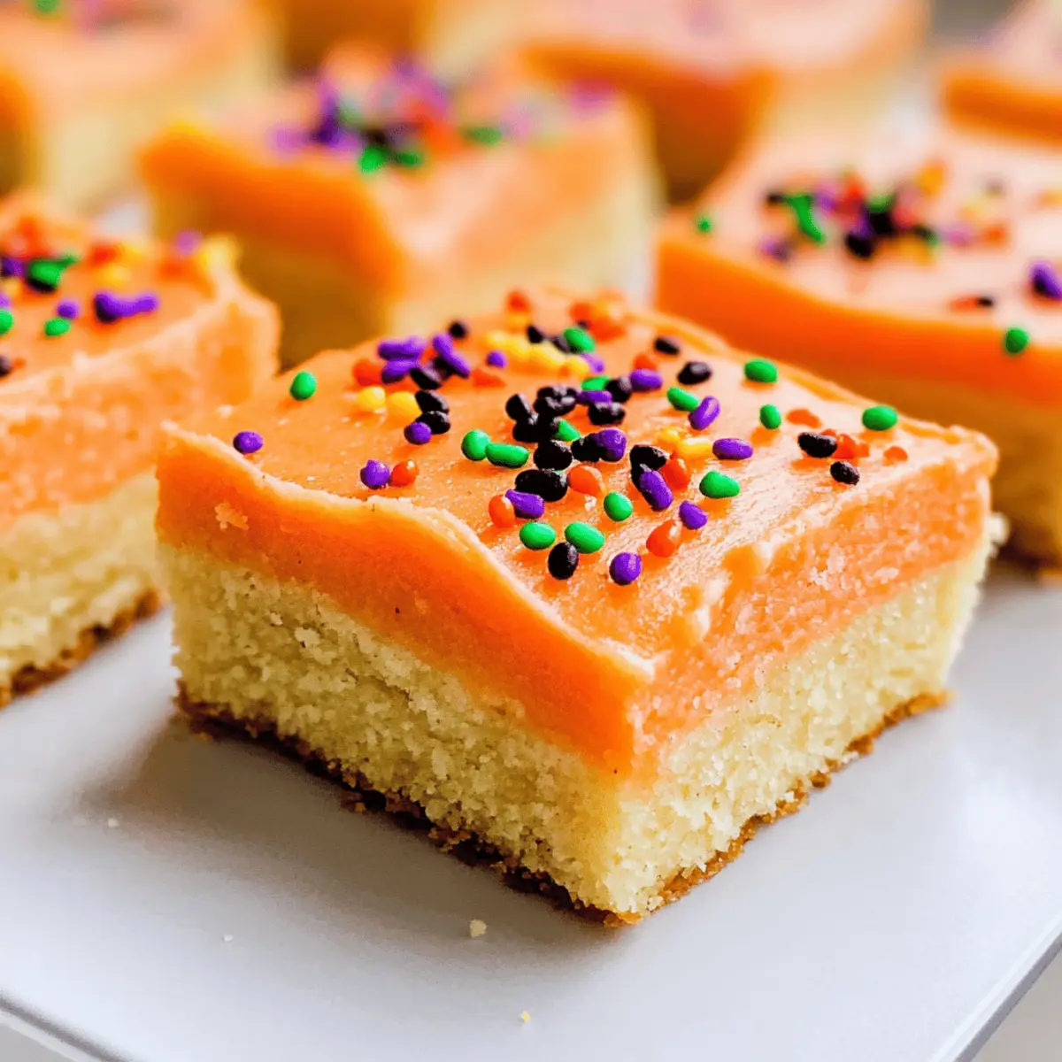 Halloween Frosted Sugar Cookie Bars: Easy, Chewy, and Fun
