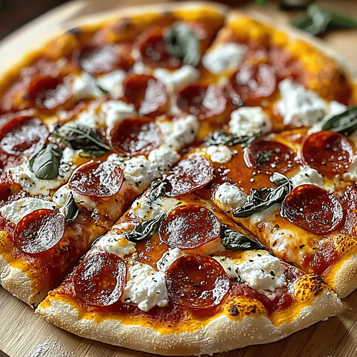 Honey Pizza Recipe with Pepperoni & Ricotta: Sweet & Savory Bliss