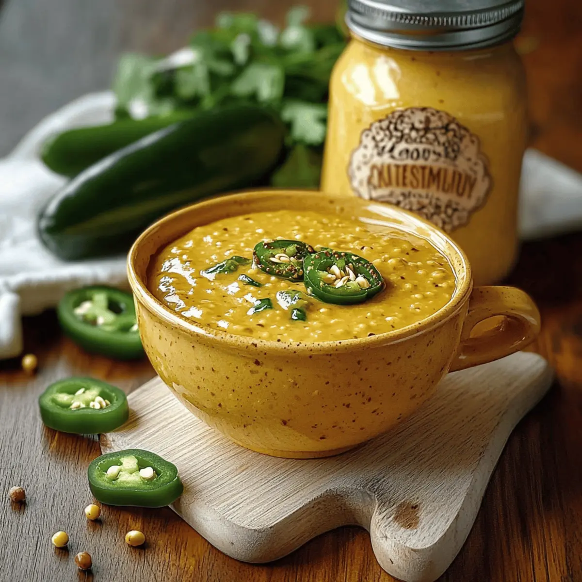 Jalapeno Honey Mustard Sauce for Sweet and Spicy Dishes