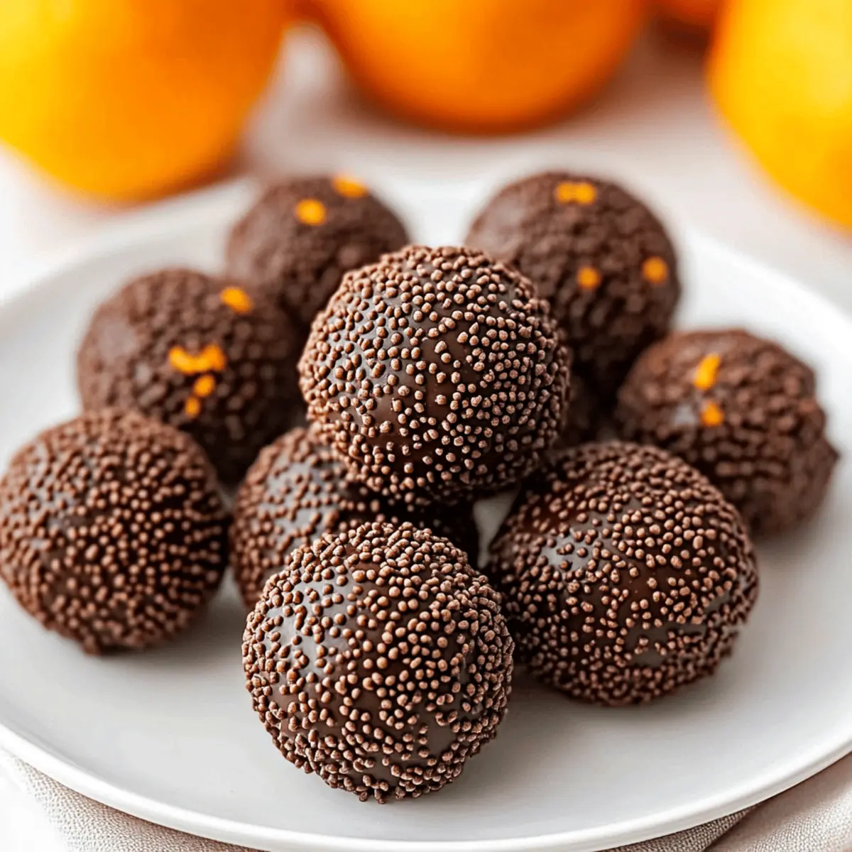 Juicy Orange Chocolate Christmas Truffles for Festive Indulgence