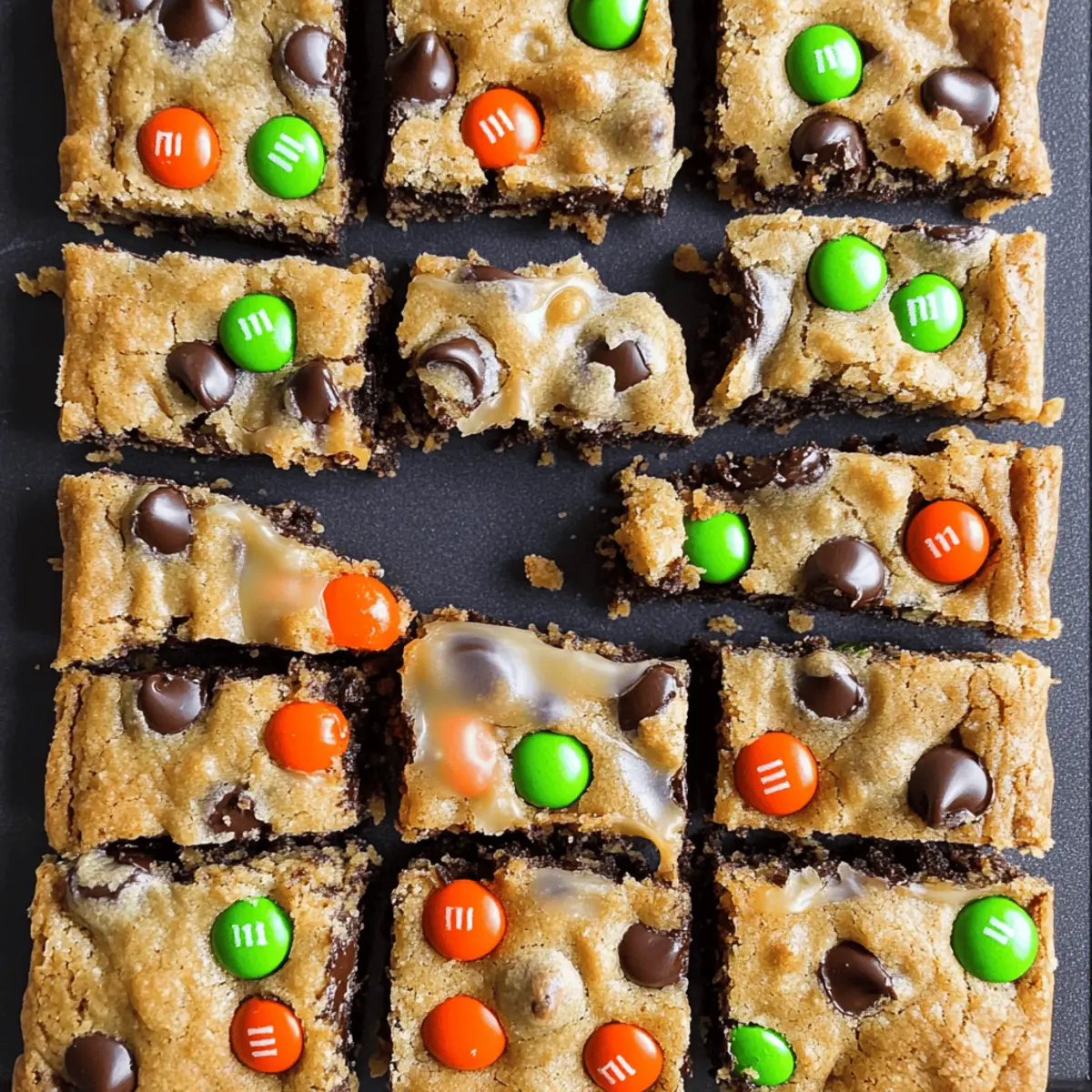 M&M's Halloween Cookie Bars: Chewy Fun for Spooky Treats