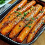 Maple Dijon Roasted Carrots