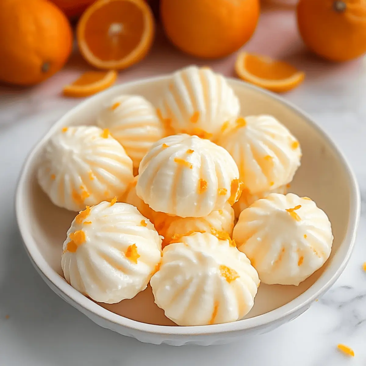 Delicious Orange Cream Cheese Mints to Brighten Your Day