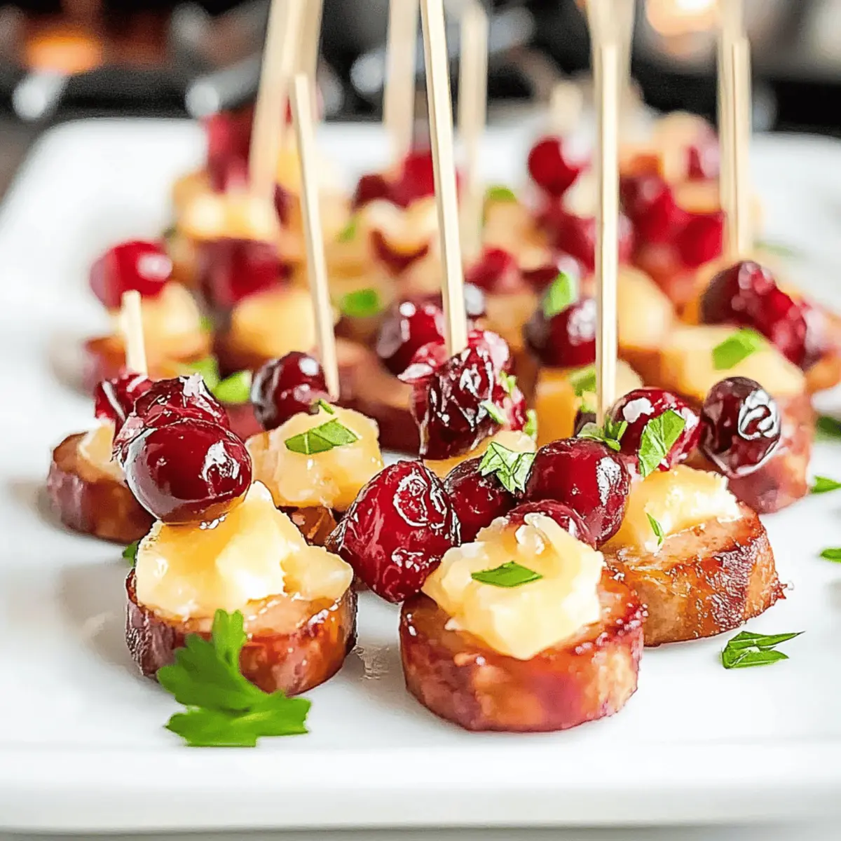 Savory Pan Smoked Sausage Cranberry Bites in Just 30 Minutes