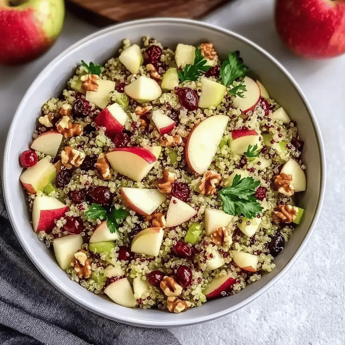 Quinoa Apple Salad: A Refreshing Twist on Healthy Eating